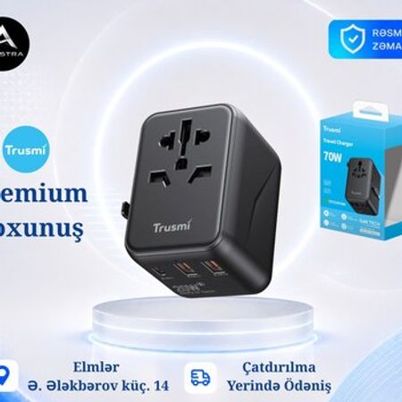 TRUSMI 20W Travel Charger CH18-01 | Universal Fast Charger adapter – Bakı – ucuztap.az