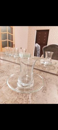 Stəkan, Şüşə, white – Qab-qacaq və mətbəx ləvazimatları – ucuztap.az
