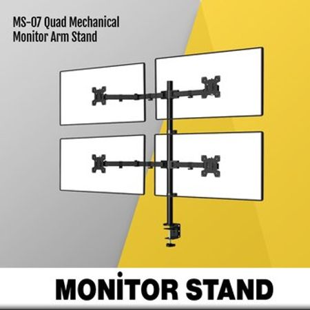 Monitor stendi MS-07 Quad Mechanicall – Kompüter aksesuarları – ucuztap.az
