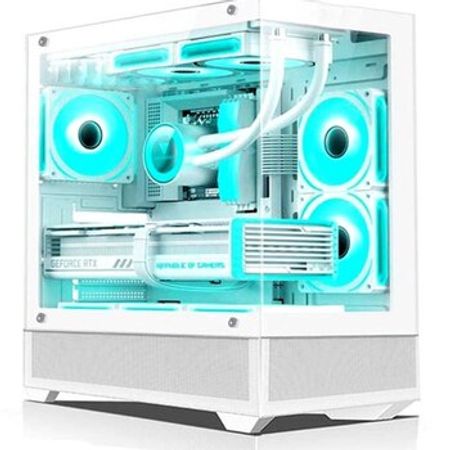 Gaming Case LovingCool T3 M-Atx Aquarium Case White – Bakı – ucuztap.az