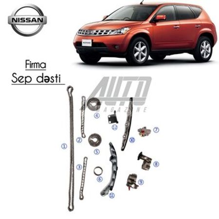 Nissan Murano zəncir dəsti – Ehtiyat hissələri – ucuztap.az