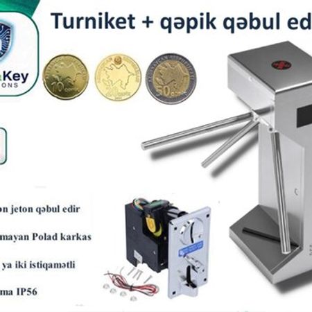 Turniket qəpik qəbuledicisi – Təhlükəsizlik avadanlığı – ucuztap.az
