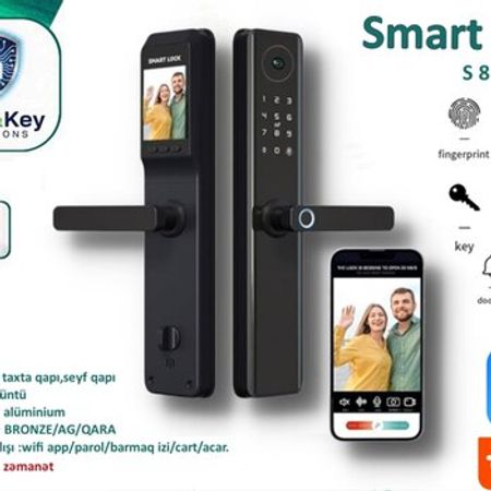Smart lock S802 PRO – Təhlükəsizlik avadanlığı – ucuztap.az