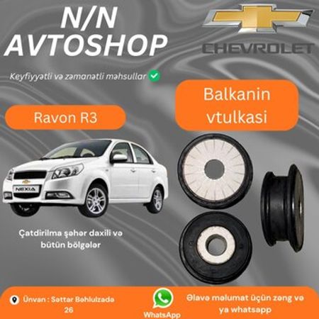 Ravon R3 rezin-metal oynaqları – Ehtiyat hissələri – ucuztap.az