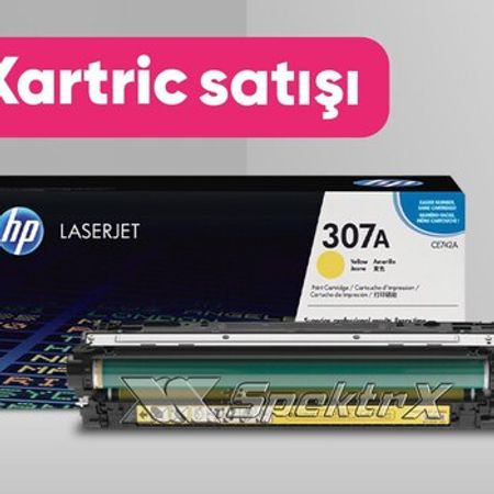 Kartric HP 307A (CE742A) YELLOW – Ofis avadanlığı və istehlak – ucuztap.az