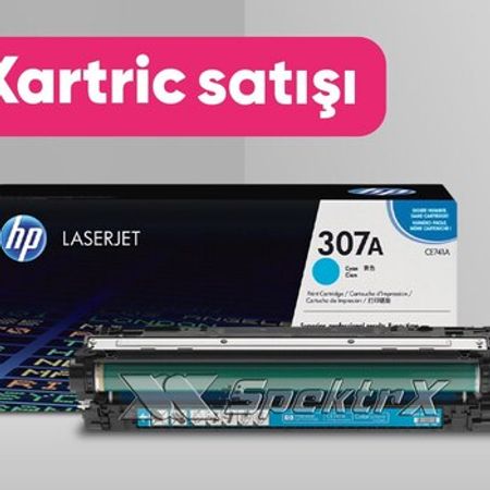 Kartric HP 307A (CE741A) CYAN – Ofis avadanlığı və istehlak – ucuztap.az