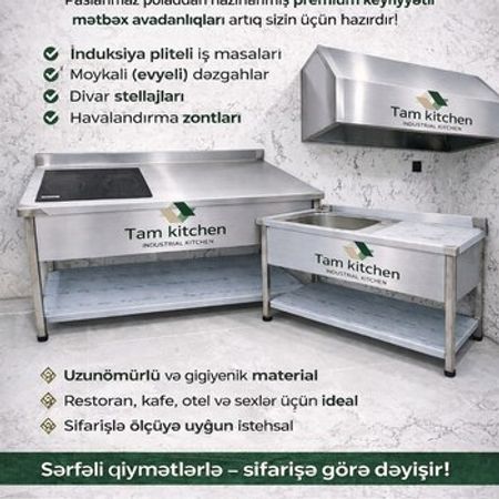 Premium mətbəx avadanlıqları – Biznes üçün avadanlıq – ucuztap.az