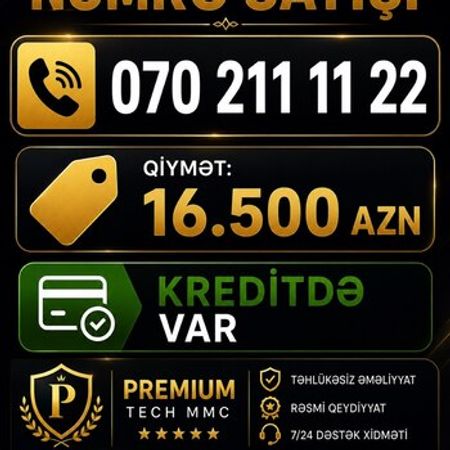 Nar nömrə – (070) 211-11-22 – Nömrələr və SİM-kartlar – ucuztap.az