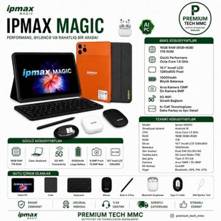 IPMAX magic – Planşet və elektron kitablar – ucuztap.az