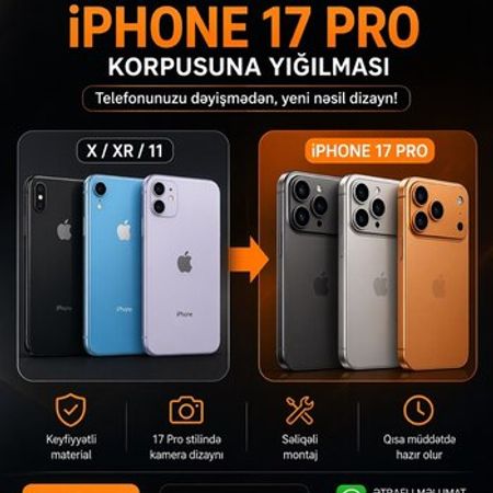 Apple iPhone X, XS, XR, 11 17 Pro korpusuna yığılması – Xidmətlər – ucuztap.az