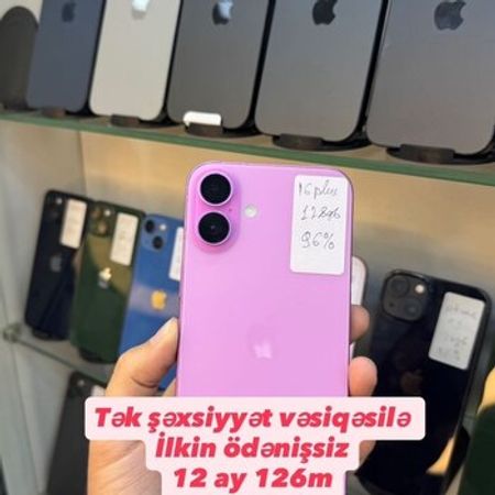 Apple iPhone 16 Plus Pink 128GB/8GB – Bakı – ucuztap.az