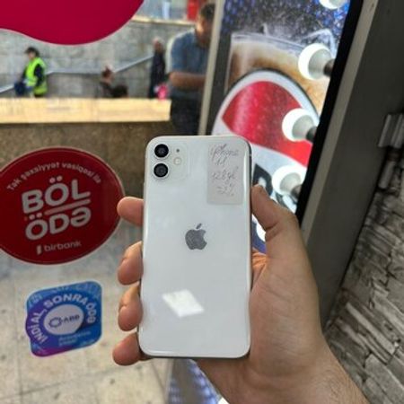 Apple iPhone 11 White 128GB/4GB – Bakı – ucuztap.az
