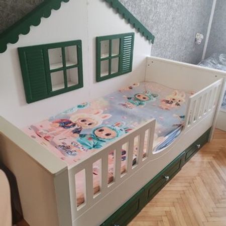 Ev formalı uşaq çarpayısı – Uşaq mebeli – ucuztap.az