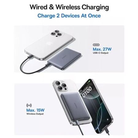 Baseus PicoGo AM41 Qi2 Magnetic Powerbank | 10000mAh | 27W Fast Charge – Telefonlar – ucuztap.az