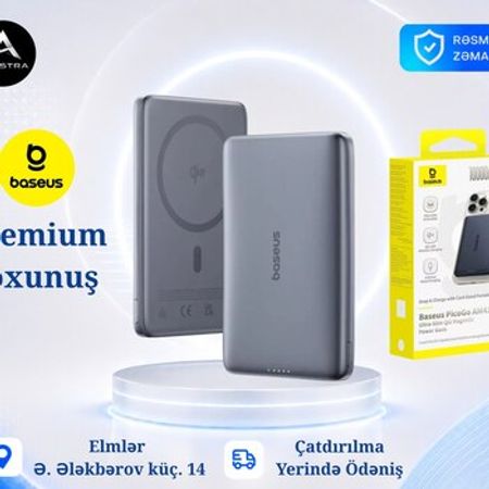 Baseus PicoGo AM41 Qi2 Magnetic Powerbank | 10000mAh | 27W Fast Charge – Telefonlar – ucuztap.az