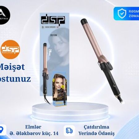 DSP 20109 Saç Buran | Hair Curler | Ceramic Curling Iron – Bakı – ucuztap.az