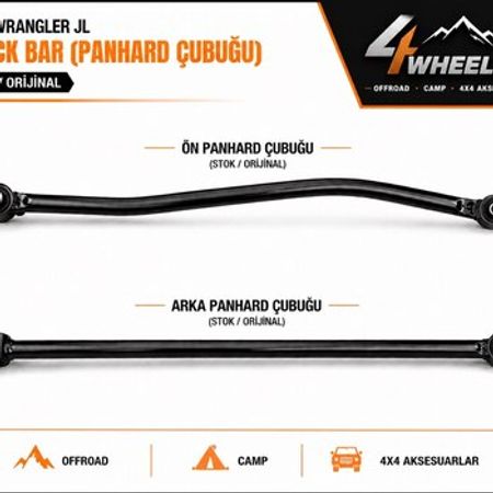 Jeep Wrangler JL 2018-2025 ön və arxa Track Bar – Ehtiyat hissələri – ucuztap.az