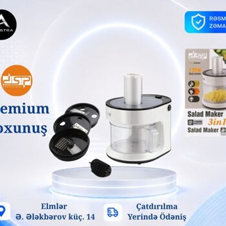 DSP KM-5069 Salat Doğrayan | 3-in-1 Salad Maker – Digər – ucuztap.az