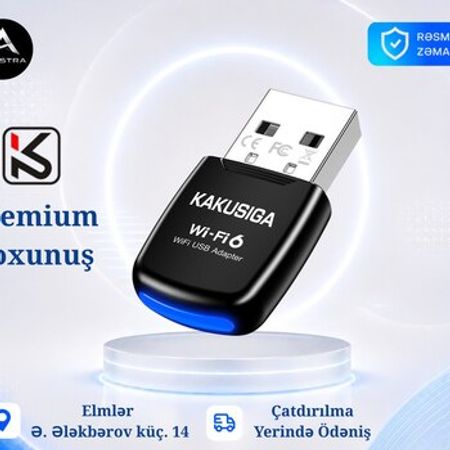 Kaku KSC-1424 XIANXUN Series WiFi6 Wireless Network Card | USB WiFi Adapter – Bakı – ucuztap.az