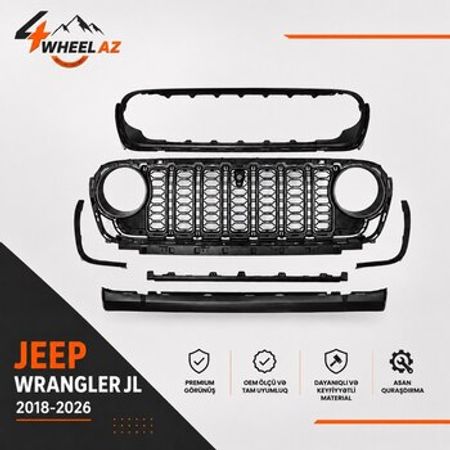 Jeep Wrangler JL 2018-2026 radiator barmaqlığı – Ehtiyat hissələri – ucuztap.az