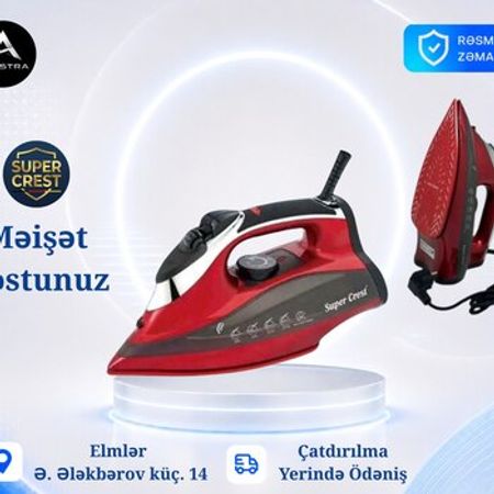 Super Crest SCT-1030 Buxarlı Ütü | Steam Iron – Ütülər – ucuztap.az