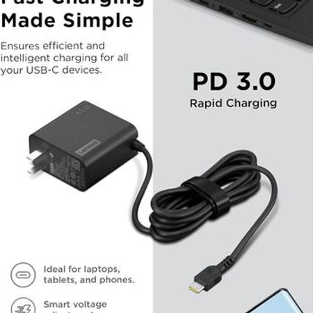 Lenovo USB-C 65W Wall Type Adapter (Original) – Kompüter aksesuarları – ucuztap.az