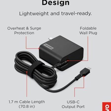 Lenovo USB-C 65W Wall Type Adapter (Original) – Kompüter aksesuarları – ucuztap.az