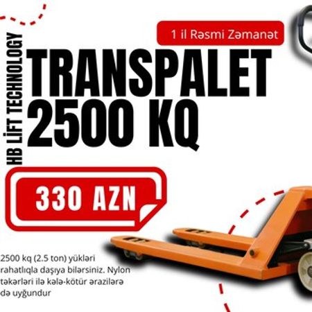 Transpalet HP-2500 – Biznes üçün avadanlıq – ucuztap.az