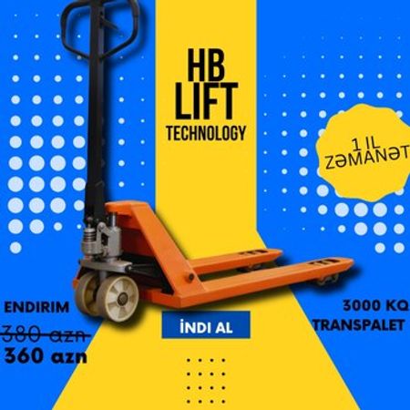 Transpalet HB-30N – Biznes üçün avadanlıq – ucuztap.az