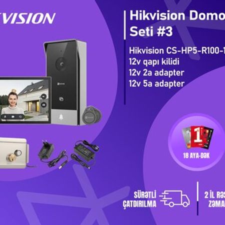 Ağıllı video domofon dəsti Ezviz HP5 – Təhlükəsizlik avadanlığı – ucuztap.az
