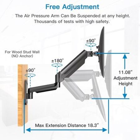 Kronşteyn Huanuo WSS1 Wallmount Monitor ARM – Televizor və monitor kronşteynləri – ucuztap.az