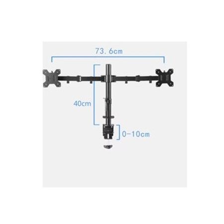 Kronşteyn Dual 2x MS-02 Mechanical Monitor Arm – Televizor və monitor kronşteynləri – ucuztap.az