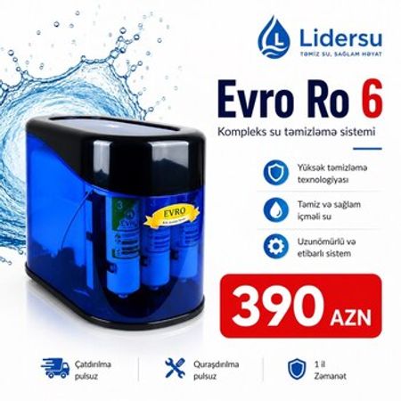 Su filteri EVRO Ro 6 – Digər – ucuztap.az