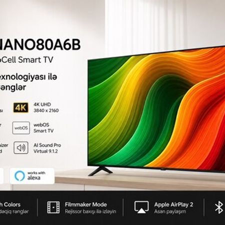 Televizor LG 65NANO80A6B – Televizor və proektorlar – ucuztap.az