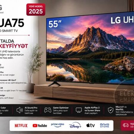 Televizor LG 55UA75 – Televizor və proektorlar – ucuztap.az