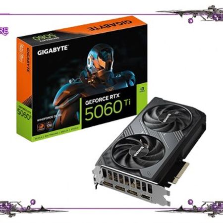 Video kart Gigabyte geforce rtx 5060 ti windforce oc 8GB – Bakı – ucuztap.az