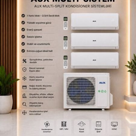 Kondisioner Multi Split AUX – Bakı – ucuztap.az