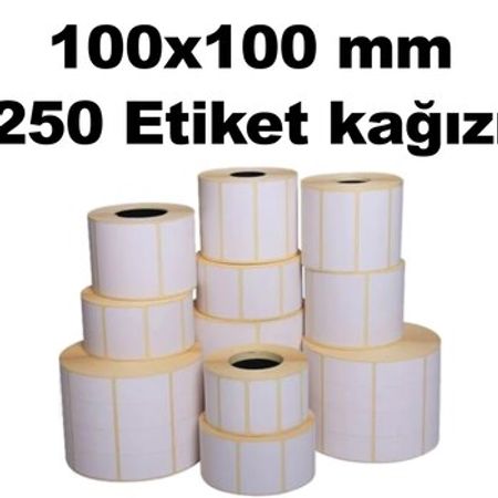 Etiket lenti 10x10 sm, ağ, 250 etiket – Bakı – ucuztap.az