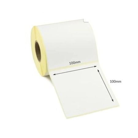 Etiket lenti 10x10 sm, ağ, 250 etiket – Biznes üçün avadanlıq – ucuztap.az