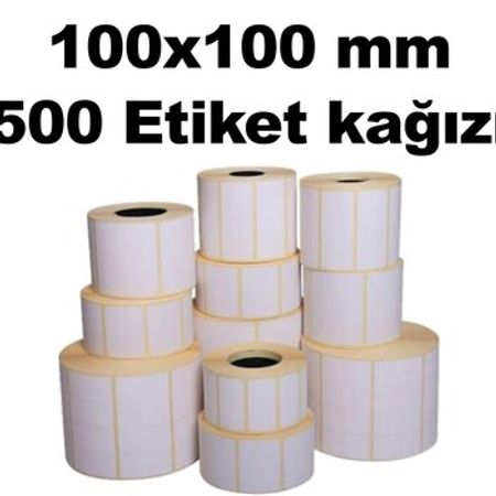 Etiket lenti 10x10 sm, ağ, 500 etiket – Bakı – ucuztap.az