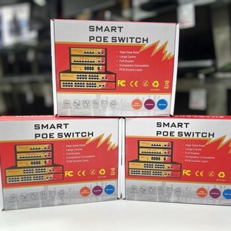 Smart PoE Switch – Şəbəkə avadanlıqları – ucuztap.az