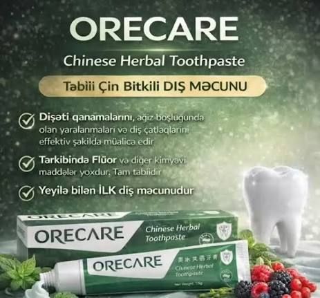 Orecare Diş Məcunu-Karies Damaq Qanaması Parodontoz Angina və s – Bakı – ucuztap.az