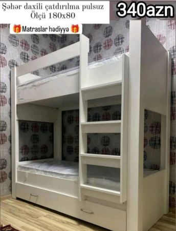 İkimərtəbəli çarpayı – Mebel və interyer – ucuztap.az