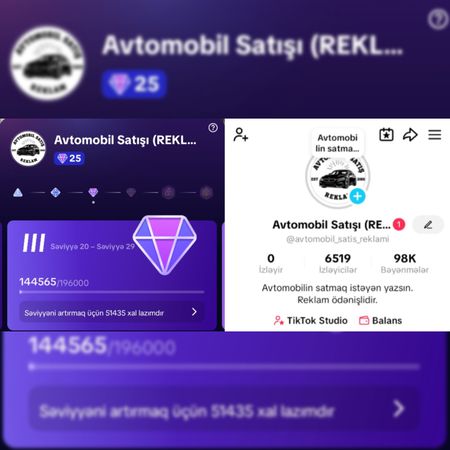 TikTok Hesapı – Neftçala – ucuztap.az