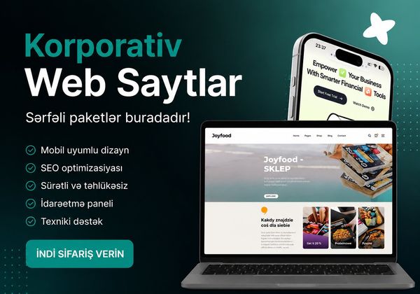 Web saytların hazırlanması – Bakı – ucuztap.az