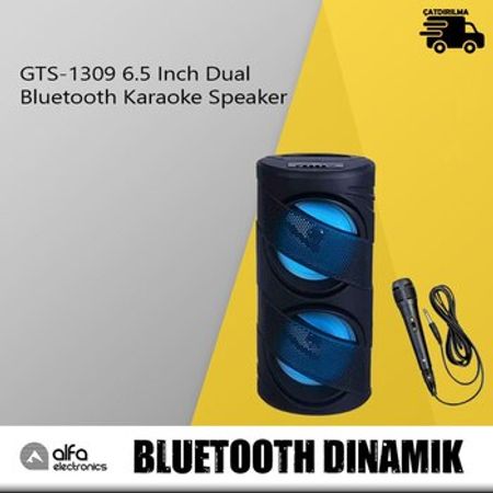 Bluetooth dinamik GTS-1309 6.5 İnch Karaoke – Audio və video – ucuztap.az