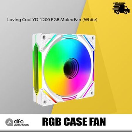 Loving Cool YD-1200 RGB Molex Fan (White) – Masaüstü kompüterlər – ucuztap.az