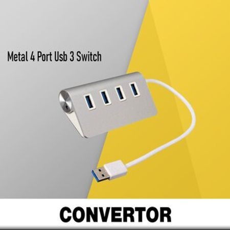USB HUB Metal 4 Port USB 3.0 – Kompüter aksesuarları – ucuztap.az
