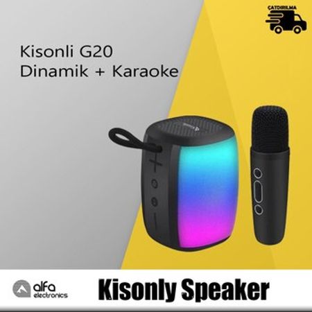 Bluetooth dinamik Kisonli G20 Speaker + Karaoke – Audio və video – ucuztap.az