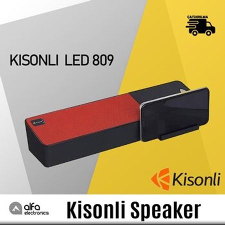 Saatlı Dinamik Bluetooth Kisonli LED 809 – Audio və video – ucuztap.az